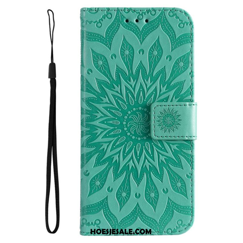 Flip Case Leren Xiaomi 14 Ultra Mandala Met Bandje