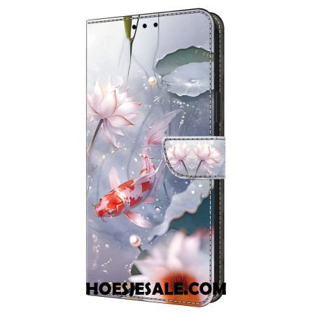 Folio-hoesje Samsung Galaxy A16 5g Telefoonhoesje Bloemen En Vissen