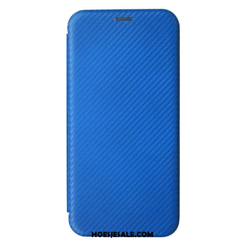 Folio-hoesje Samsung Galaxy S24 5g Telefoonhoesje Koolstofvezel