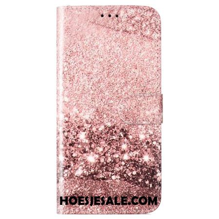 Folio-hoesje Samsung Galaxy S24 Fe Telefoonhoesje Roségoud Marmer