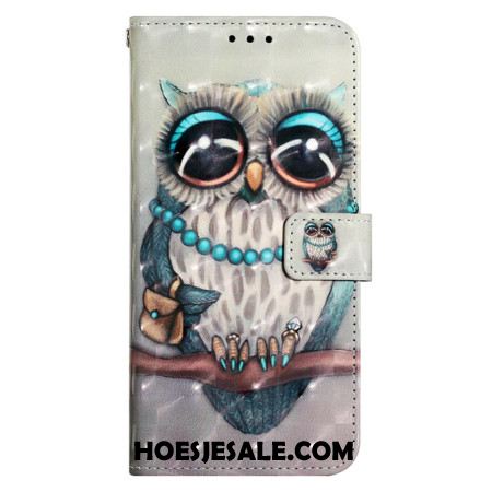 Folio-hoesje Samsung Galaxy S24 Plus 5g Telefoonhoesje Mevrouw Uil