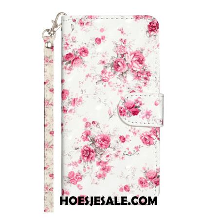 Folio-hoesje Samsung Galaxy S24 Ultra 5g Telefoonhoesje Lierty Bloemen Met Riem