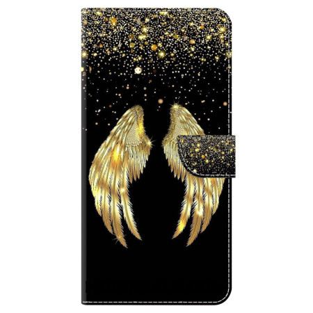 Folio-hoesje Xiaomi 14 Telefoonhoesje Gouden Vleugels