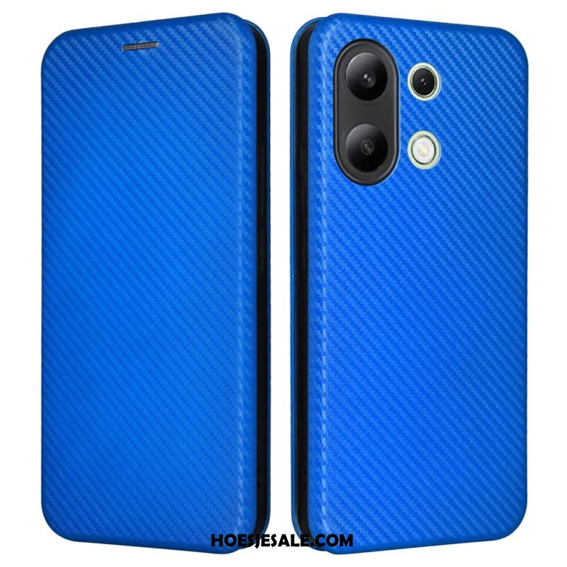 Folio-hoesje Xiaomi Redmi Note 13 4g Koolstofvezel