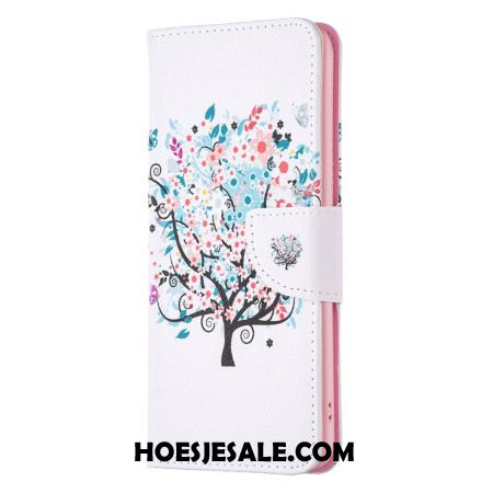 Folio-hoesje Xiaomi Redmi Note 13 4g Telefoonhoesje Bloeiende Boom