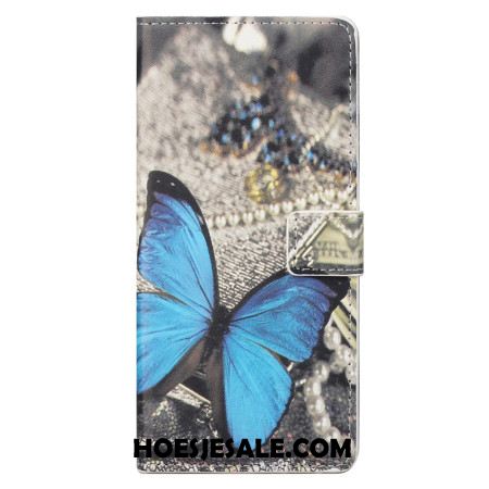 Folio-hoesje Xiaomi Redmi Note 13 5g Blauwe Vlinder