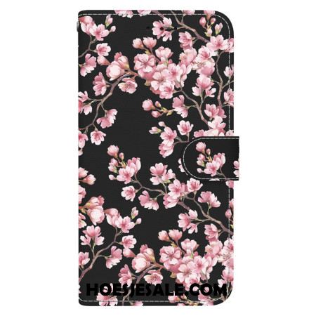 Folio-hoesje Xiaomi Redmi Note 13 5g Pruimenbloesems Met Riempje