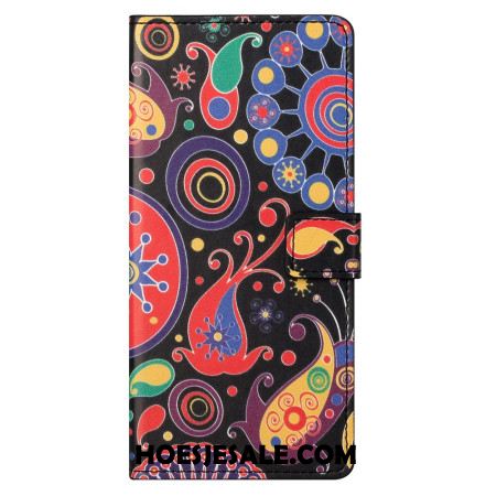 Folio-hoesje Xiaomi Redmi Note 13 5g Telefoonhoesje Galaxy-patroon