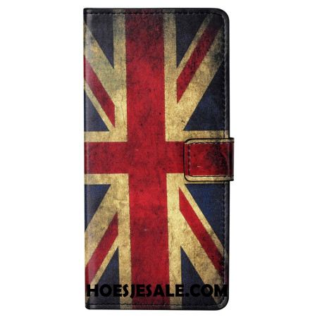 Folio-hoesje Xiaomi Redmi Note 13 5g Vintage Engelse Vlag