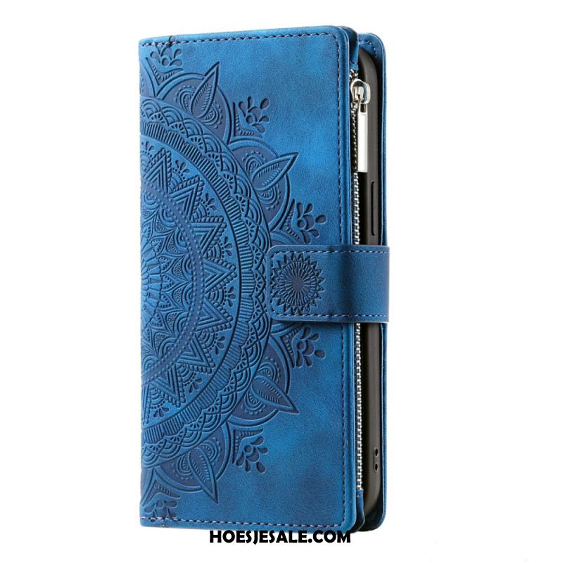 Folio-hoesje Xiaomi Redmi Note 13 Pro 5g Telefoonhoesje Portemonnee Met Mandala-band