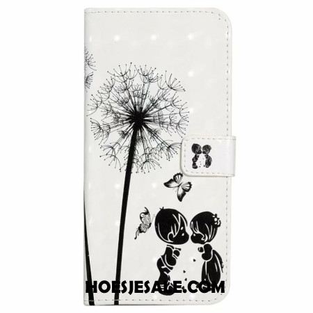 Folio-hoesje iPhone 16 Pro Telefoonhoesje Kinderen En Paardenbloem