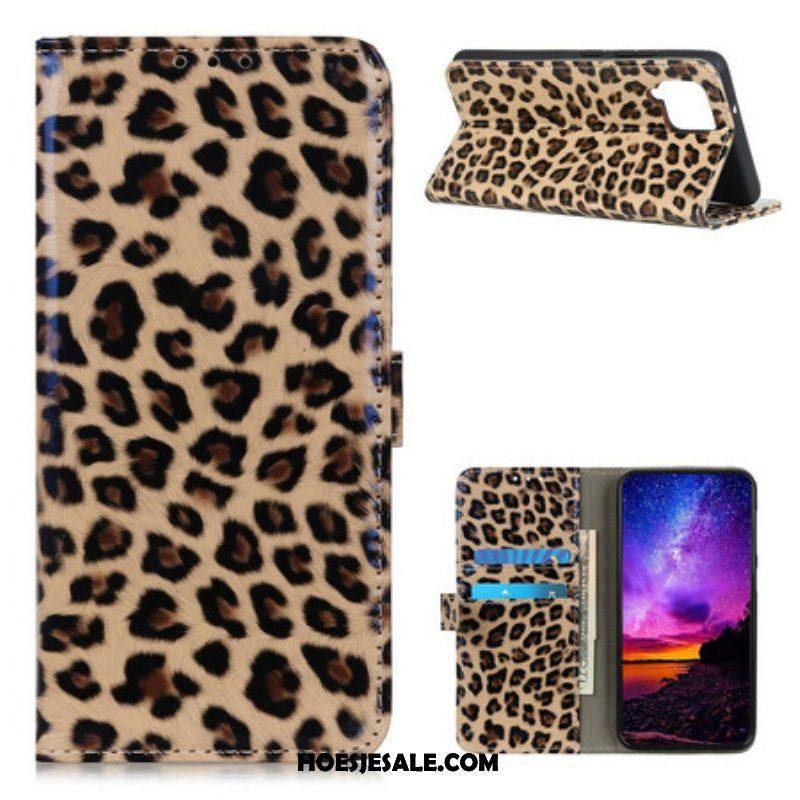 Folio-hoesje voor Samsung Galaxy A42 5G Luipaard