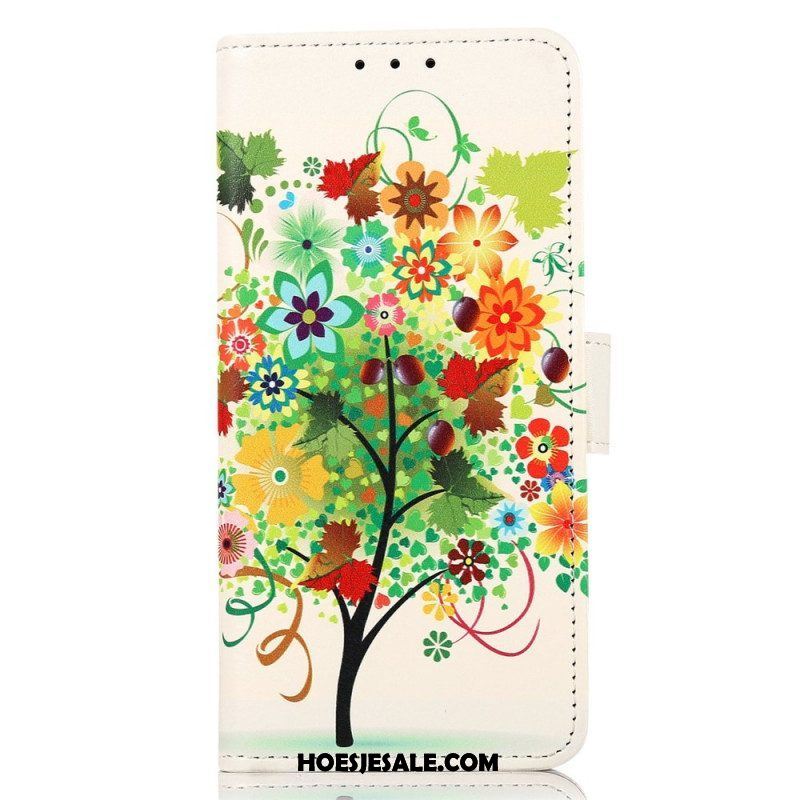 Folio-hoesje voor Samsung Galaxy M53 5G Bloeiende Boom