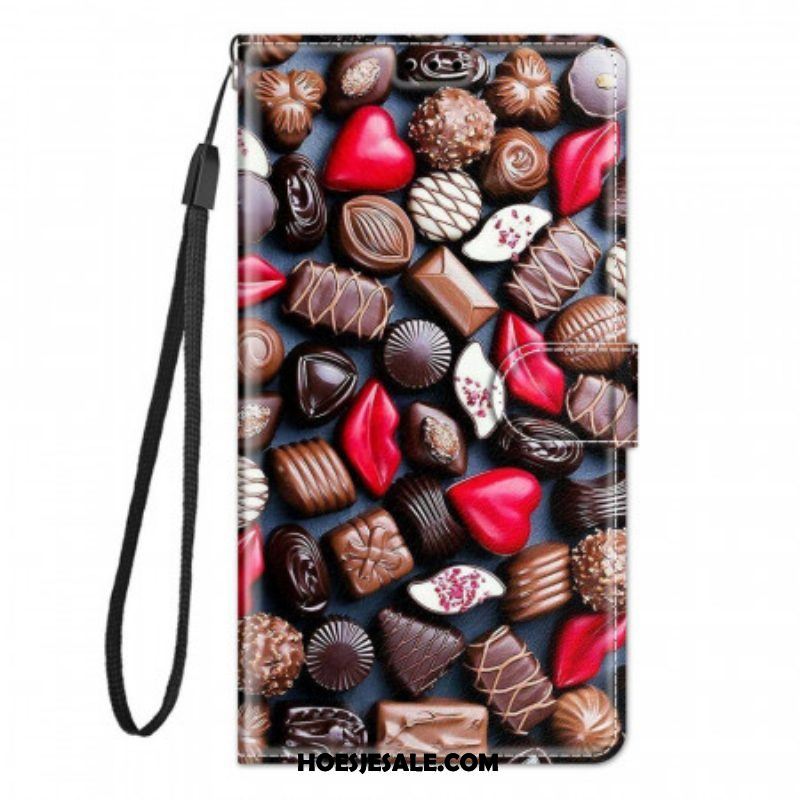 Folio-hoesje voor Samsung Galaxy M53 5G Chocolade