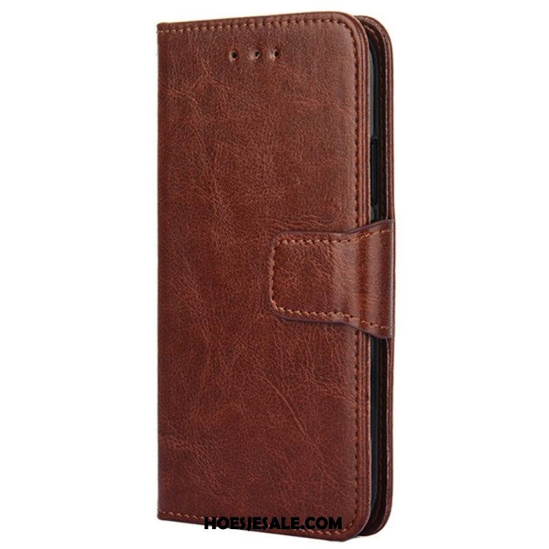 Folio-hoesje voor Samsung Galaxy M53 5G Vintage Leereffect