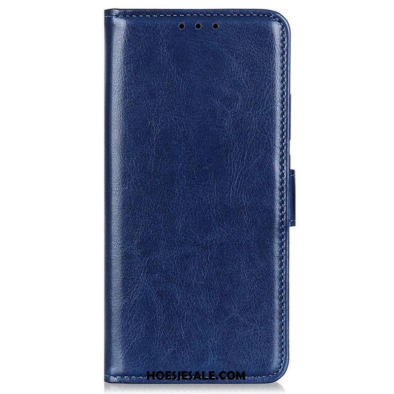 Folio-hoesje voor Xiaomi Redmi Note 12 5G Imitatie Lakleer