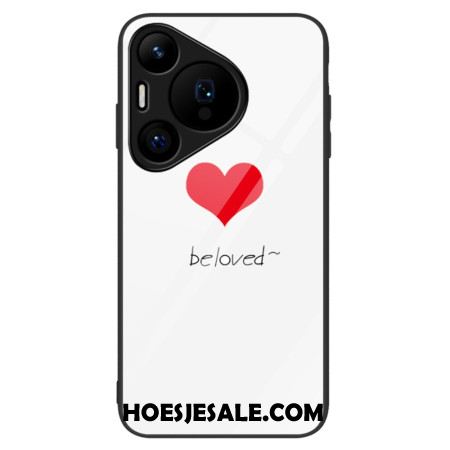 Hoesje Huawei Pura 70 Be Loved Gehard Glas Bescherming Hoesje