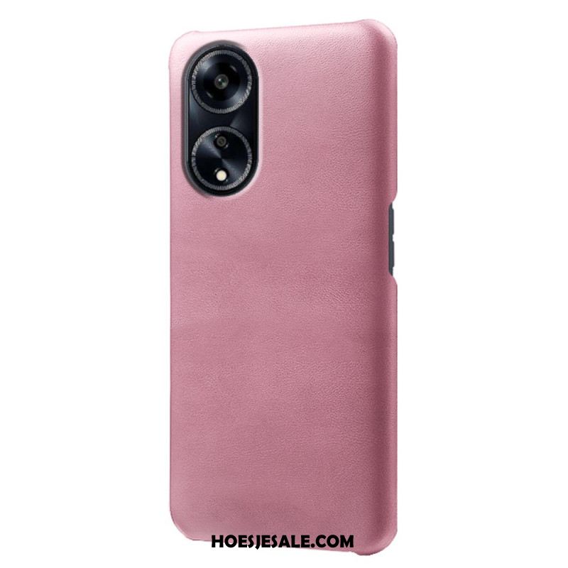 Hoesje Oppo A98 5g Ledereffect