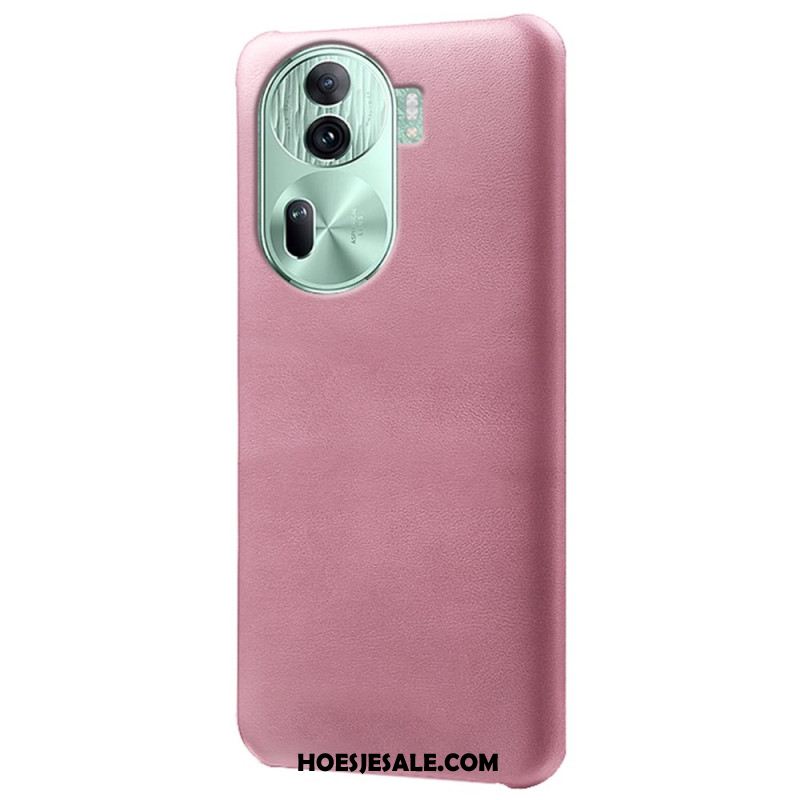 Hoesje Oppo Reno 11 Pro 5g Ledereffect Bescherming Hoesje