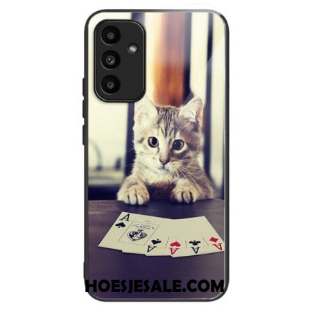 Hoesje Samsung Galaxy A15 5g Chatpoker Van Gehard Glas Bescherming Hoesje