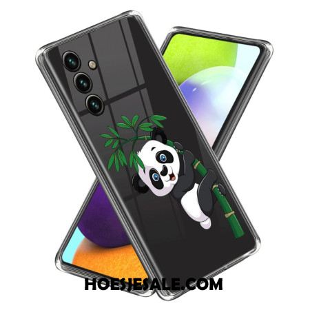 Hoesje Samsung Galaxy A15 Etui Met Panda- En Bamboemotief