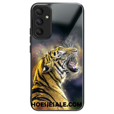 Hoesje Samsung Galaxy A55 5g Brullende Tijger Van Gehard Glas