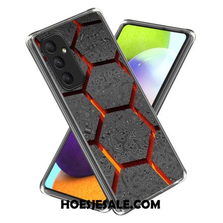 Hoesje Samsung Galaxy A55 5g Geometrisch Donker Bescherming Hoesje