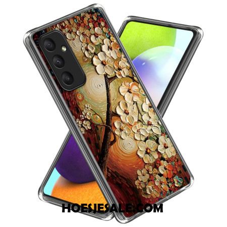 Hoesje Samsung Galaxy A55 5g Geschilderde Bloemen Bescherming Hoesje