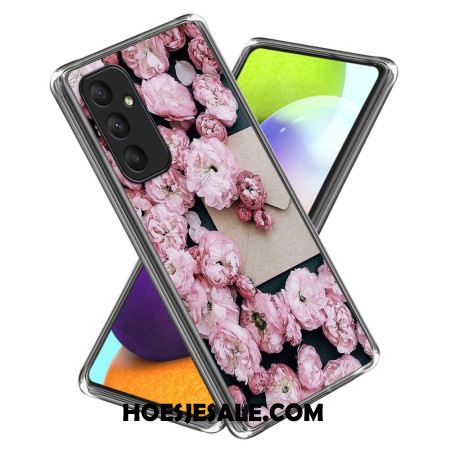 Hoesje Samsung Galaxy A55 5g Roze Bloemen