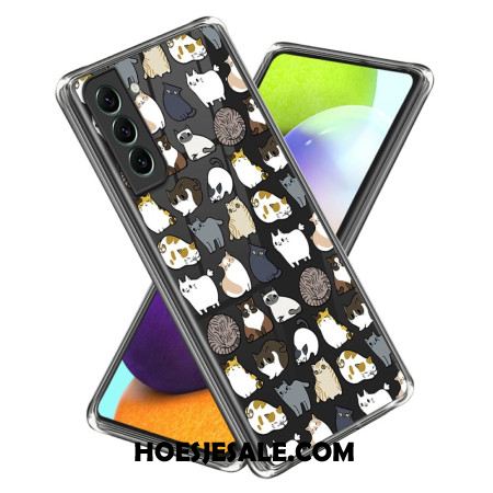 Hoesje Samsung Galaxy S24 5g Transparante Katten