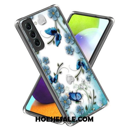 Hoesje Samsung Galaxy S24 5g Vlinders En Bloemen