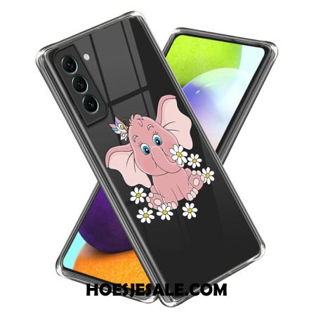 Hoesje Samsung Galaxy S24 Plus 5g Roze Olifant