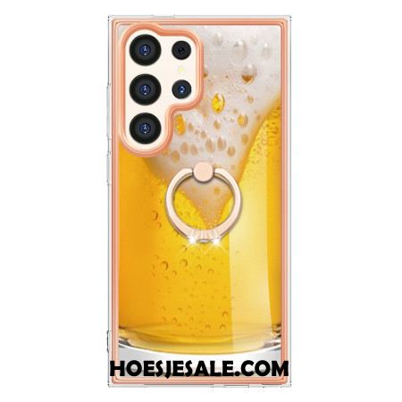 Hoesje Samsung Galaxy S24 Ultra 5g Met Biersteunring Bescherming Hoesje