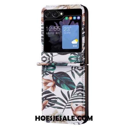 Hoesje Samsung Galaxy Z Flip 5 Bladeren