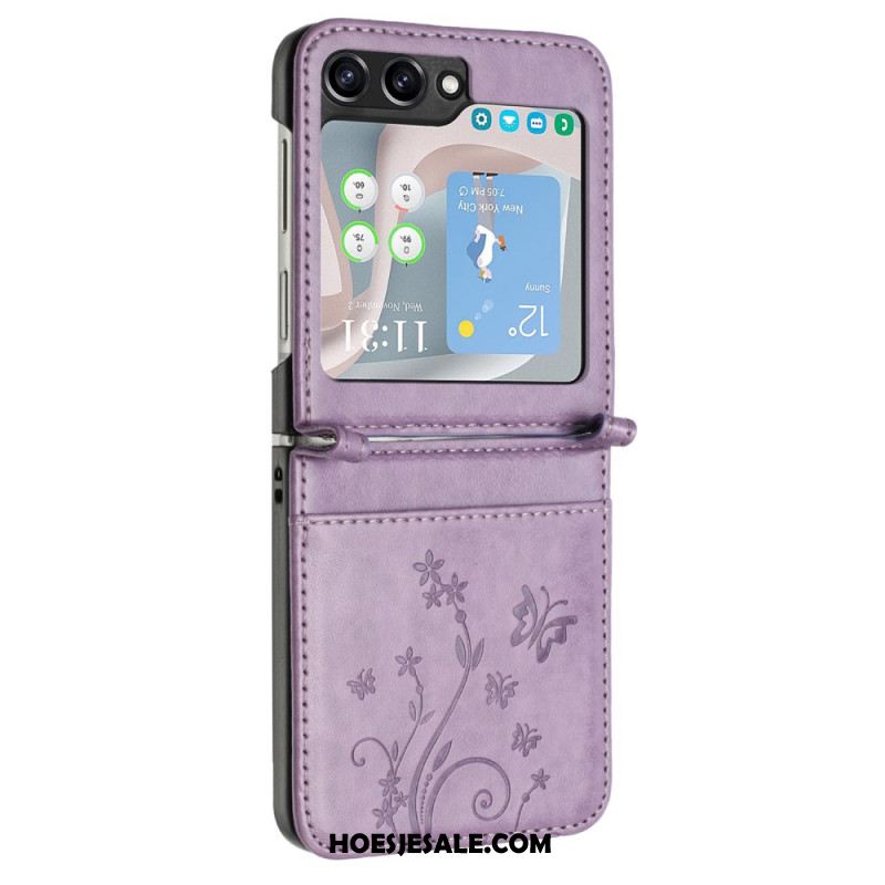 Hoesje Samsung Galaxy Z Flip 6 Vlinders En Bloemen