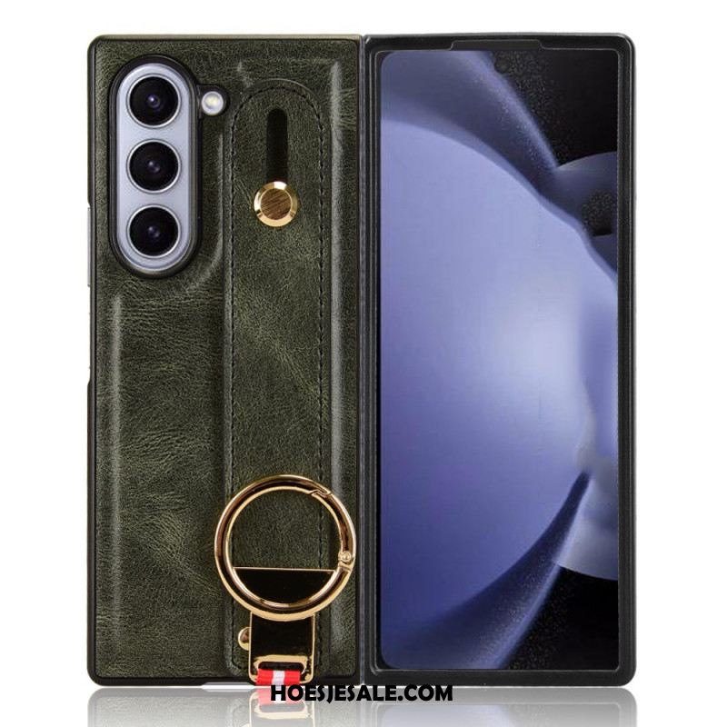 Hoesje Samsung Galaxy Z Fold 6 Riem En Flesopener Bescherming Hoesje