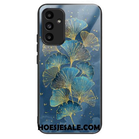 Hoesje Voor Samsung Galaxy A15 5g Ginkgobladeren Van Gehard Glas