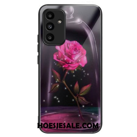 Hoesje Voor Samsung Galaxy A15 5g Roze Gehard Glas