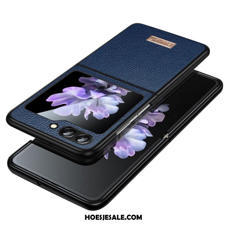 Hoesje Voor Samsung Galaxy Z Flip 5 Sulada Ledereffect