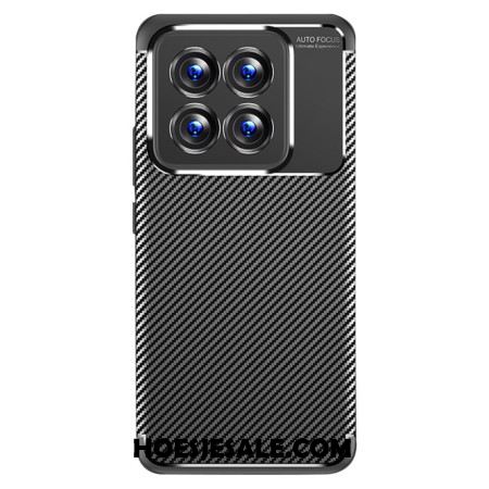 Hoesje Voor Xiaomi 14 Pro Flexibele Koolstofvezel