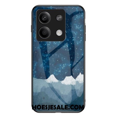 Hoesje Voor Xiaomi Redmi Note 13 5g Gehard Glas Verspreide Sterren