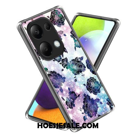 Hoesje Voor Xiaomi Redmi Note 13 Pro 4g Paarse Bloemen