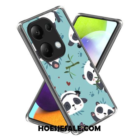 Hoesje Voor Xiaomi Redmi Note 13 Pro 4g Schattige Panda's