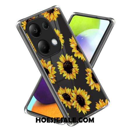 Hoesje Voor Xiaomi Redmi Note 13 Pro 4g Zonnebloempatroon