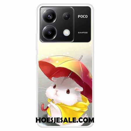 Hoesje Voor Xiaomi Redmi Note 13 Pro 5g Paraplu Eekhoorn