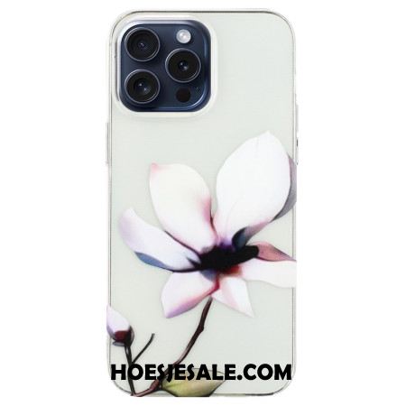 Hoesje Voor iPhone 16 Pro Max Witte Bloem