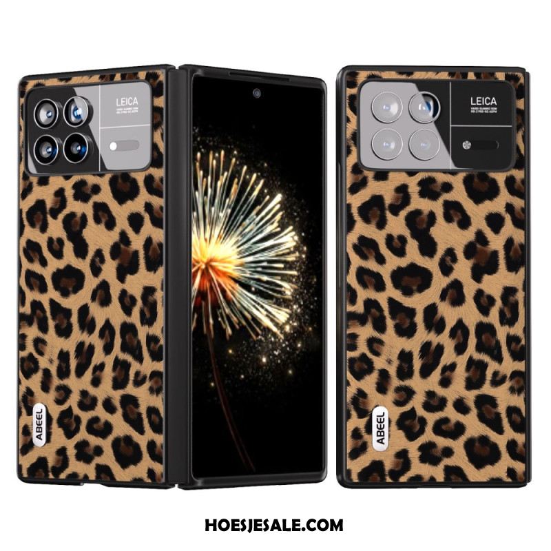 Hoesje Xiaomi Mix Fold 3 Luipaardpatroon Abeel Bescherming Hoesje