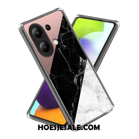 Hoesje Xiaomi Redmi Note 13 4g Driekleurig Marmer Bescherming Hoesje