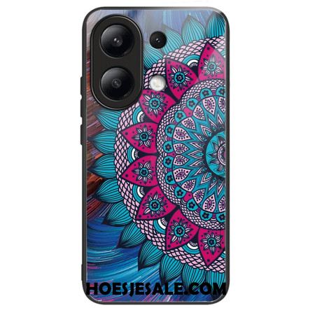 Hoesje Xiaomi Redmi Note 13 4g Mandala Gehard Glas Bescherming Hoesje