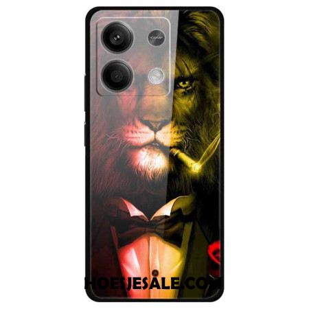 Hoesje Xiaomi Redmi Note 13 5g Leeuw Gehard Glas